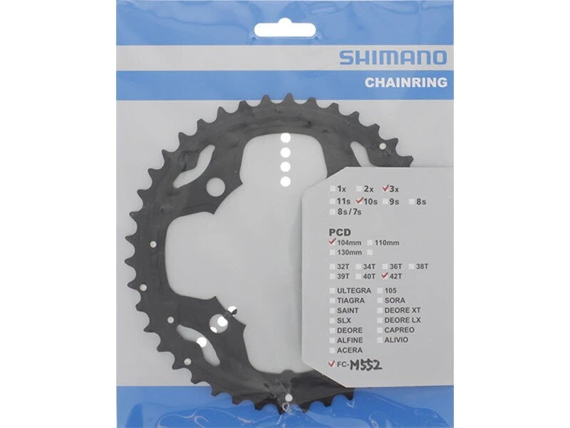 Shimano Kettenblätter FC-RS500 11-fach Silber Od. Schwarz 8 Shimano Kettenblätter FC-RS500 11-fach Silber Od. Schwarz – Bild 6