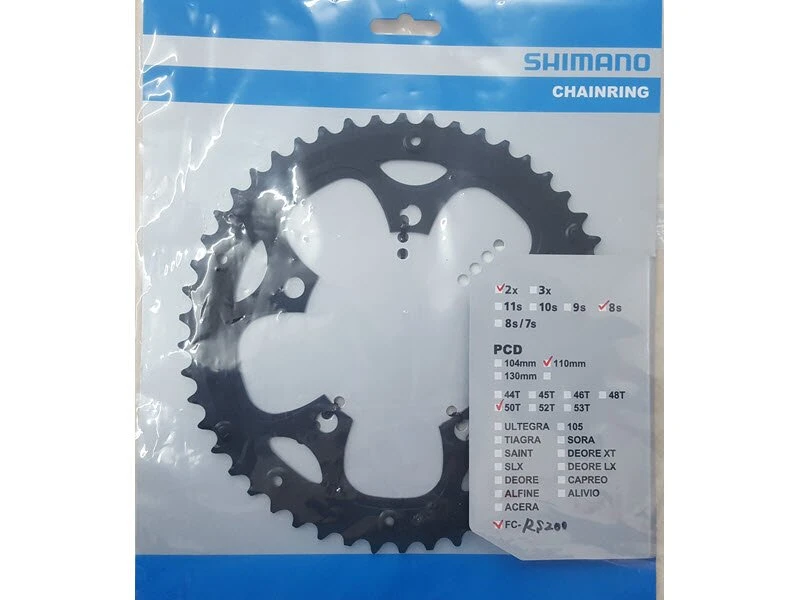 Shimano Kettenblatt FC-RS200 3 Shimano Kettenblatt FC-RS200