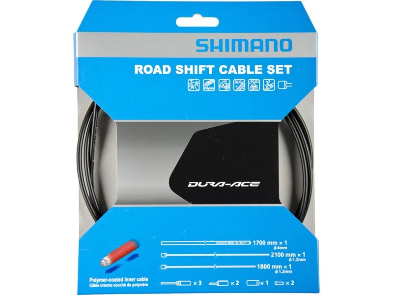 Shimano Schaltzugset Dura Ace Rennrad, Polymer 3 Shimano Schaltzugset Dura Ace Rennrad, Polymer